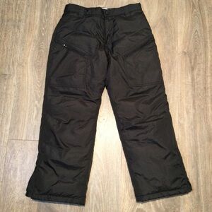 Old Navy Boys Snow Pants L 10/12 Black